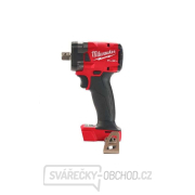 Akumulátorový kompaktný rázový uťahovák 1/2" Milwaukee M18 FIW2P12-0X s aretačným čapom (339 Nm, bez batérie) Náhľad