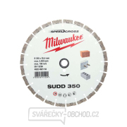 Diamantový brúsny kotúč Milwaukee SUDD 350 mm - tichý Náhľad