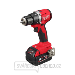 Akumulátorový kompaktný vŕtací skrutkovač Milwaukee M18 BLPDRC-502C (5,0 Ah) gallery main image