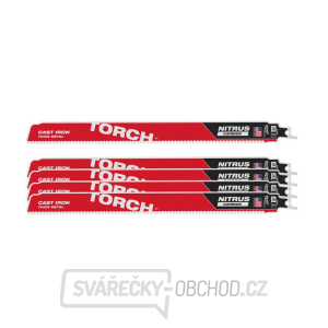 Pilové listy na kov Milwaukee Sawzall Torch™ Nitrus Carbide™ 300 x 25 x 1,27 mm - 5 ks (7 TPI) gallery main image