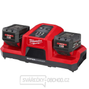 Akumulátorová nabíjačka Milwaukee M18 DBSC, dvojitá rýchlonabíjačka, 2x slot M18, 4932451079 Náhľad