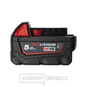 Akumulátor Milwaukee M18 B5-CR (18 V / 5,0 Ah), M18 REDLITHIUM, chemická ochrana - odolnosť voči oleju a taktickým látkam, 4932479265 Náhľad