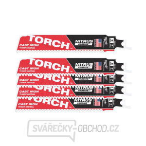 Pilové listy na kov Milwaukee Sawzall Torch™ Nitrus Carbide™ 150 x 25 x 1,27 mm - 5 ks (7 TPI) gallery main image