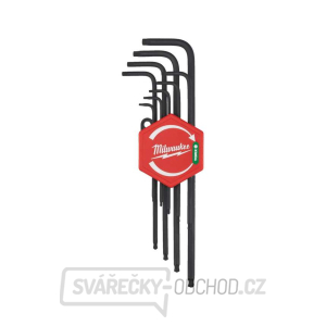 Sada kľúčov Milwaukee Torx 8 ÷ 40 v tvare L, predĺžená (9 ks) 4932492693 gallery main image