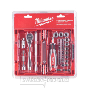 Nástrčné hlavice, nástrčné skrutkovače a skrutkovače Milwaukee 1/4" (sada 38 kusov) Náhľad