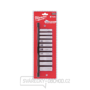 Nástrčné hlavice 3/8" šesťhran 10 ÷ 19 mm Milwaukee 4932492510 - chrómované, predĺžené (sada 10 ks) Náhľad