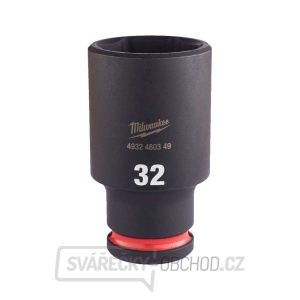 1/2" rázová hlavica Milwaukee Shockwave™ Impact Duty 32 mm, predĺžená gallery main image