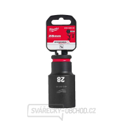 1/2" rázová hlavica Milwaukee Shockwave™ Impact Duty 28 mm, predĺžená gallery main image