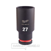 1/2" rázová hlavica Milwaukee Shockwave™ Impact Duty 27 mm, predĺžená gallery main image