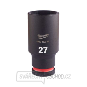 1/2" rázová hlavica Milwaukee Shockwave™ Impact Duty 27 mm, predĺžená gallery main image