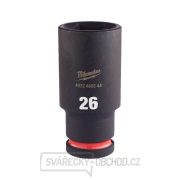 1/2" nástrčná hlavica Milwaukee Shockwave™ Impact Duty 26 mm, rázová, predĺžená gallery main image