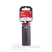 1/2" rázová hlavica Milwaukee Shockwave™ Impact Duty 21 mm, predĺžená Náhľad