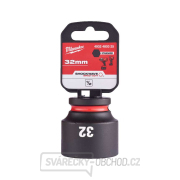 1/2" nástrčná hlavica Milwaukee Shockwave™ Impact Duty 32 mm, krátka Náhľad