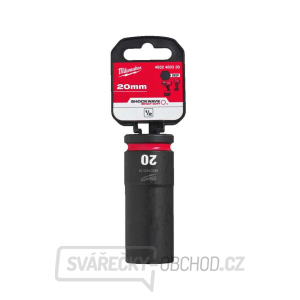 1/2" rázová hlavica Milwaukee Shockwave™ Impact Duty 20 mm, predĺžená gallery main image