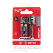 Nárazové adaptéry Milwaukee Shockwave™ 1/4" na 1/4 ÷ 1/2" (sada 3 ks) Náhľad