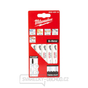 Bimetalové pílové listy Bi 91 x 2,5/1,8 mm Milwaukee T 123 XF pre priamočiaru pílu (kov) Náhľad