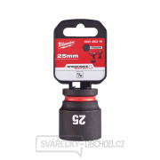 1/2" nástrčná hlavica Milwaukee Shockwave™ Impact Duty 25 mm, krátka Náhľad