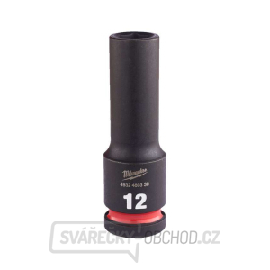 1/2" rázová hlavica Milwaukee Shockwave™ Impact Duty 12 mm, predĺžená gallery main image