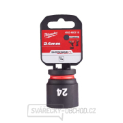 1/2" nástrčná hlavica Milwaukee Shockwave™ Impact Duty 24 mm, krátka Náhľad