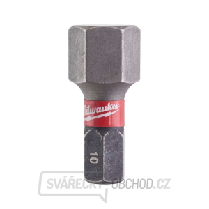 Skrutkovací bit 1/4 Milwaukee Shockwave Hexagon Bit 10 x 25 mm - 2 ks gallery main image