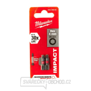 Skrutkovací bit 1/4 Milwaukee Shockwave Hexagon 4 x 25 mm - 2 ks Náhľad