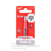 Skrutkovací bit 1/4 Milwaukee Shockwave Torx TX 40 x 50 mm - 1 kus Náhľad