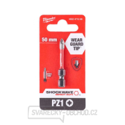 Skrutkovací bit 1/4 Milwaukee Shockwave Pozidriv PZ 1 x 50 mm - 1 kus Náhľad