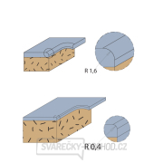 Fréza zaobľovacia vydutá CMT C907 - R0,4 D12,7x9,5 S=8 HW Náhľad