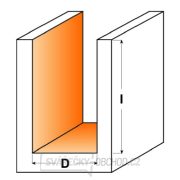 Drážkovacia fréza dlhá CMT C912 - D10x31,7 L60 S=8 HW Náhľad