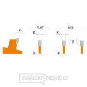 CMT Kotúč lamelovací pre lamelové spoje - D100x3,96 d22 Z6 HW striedavý zub Náhľad