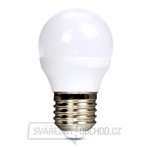 Solight LED žiarovka, miniglobe, 6W, E27, 6000K, 510lm gallery main image