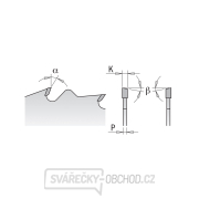 CMT Pílový kotúč pre elektronáradie, pozdĺžny rez - D160x16 Z12 HW Náhľad