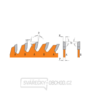 CMT ITK Ultra tenký kotúč pre priečne rezy - D150x1,5 d20(+16) Z40 HW Náhľad