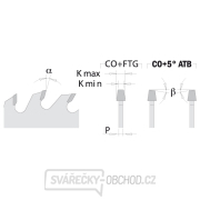 CMT Predrezový kotúč kónický - D100x3,1-4,0 d20 Z20 HW Náhľad