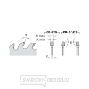 CMT Predrezový kotúč kónický pre CNC stroje - D200x4,3-5,5 d65 Z36 HW Náhľad