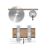 CMT Předřezový kotouč kónický pro CNC stroje - D200x4,3-5,5 d65 Z36 HW Náhled