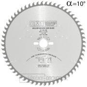 CMT Industrial C287 Pílový kotúč na lamino bez predrezu - D160x2,6 d20 Z34 HW Náhľad