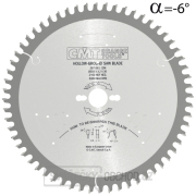 CMT Industrial C287 Pílový kotúč na lamino bez predrezu - D303x3,2 d30 Z60 HW -6°Neg Náhľad