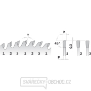 CMT Super XTreme Pílový kotúč na lamino a DTD - D350x3,2 d30 Z108 HW Náhľad
