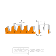 CMT ITK Ultra tenký kotouč na lamino, plast a neželezné kovy - D165x1,8 d20 Z56 HW Náhled