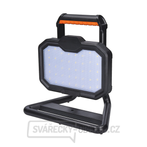 Solight LED reflektor 20W, přenosný, nabíjecí, 2000lm, oranžovo-černý gallery main image