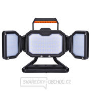 Solight LED reflektor 30W, prenosný, nabíjací, 3000lm, oranžovo-čierny Náhľad