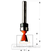 CMT C818 Fréza pre rybinový spoj s ložiskom - D11,1x19 L66,7 7° S=6,35 HW Náhľad