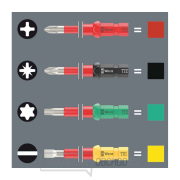 Wera 006630 Vymeniteľné skrutkovacie čepele Kraftform Kompakt VDE nerez 8 extra tenké 1 TIE (sada 8 ks) Náhľad