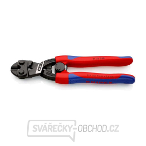 Kompaktné kliešte CoBolt 200 mm KNIPEX 71 32 200 - čierne atramentové, viaczložkové puzdrá gallery main image