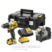 Aku bezuhlíková kombo sada nářadí 12V 2x2,0 Ah XR DeWALT DCK212D2T gallery main image