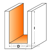 CMT C812 drážkovacia fréza - D12,7x31,7 S6,35 HW Náhľad