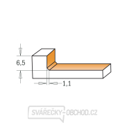 CMT C922.034 HW povrchová fréza - D52x6,5 L83,5 S=12 Z6 Náhľad