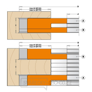 CMT Nastaviteľná 2-dielna drážkovacia fréza MAN - D150x14-28 d50 Z2+2 V2+2 ALU Náhľad