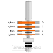 CMT fréza na drážky - D47,6 t3,2-18 H12,8 S=12 HW Náhľad